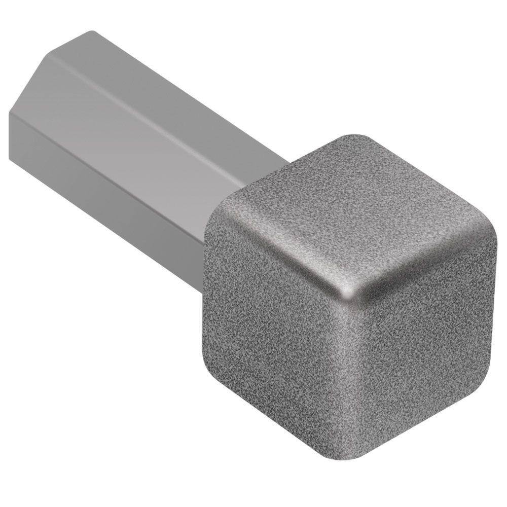 Quadec Pewter Textured Color-Coated Aluminum 1/2 in. x 1 in. Metal Inside/Outside Corner price history on PriceWatchPro