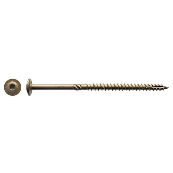 BIG TIMBER #15 x 6 in. Star Drive Round Washer Head Lag Screw (25-Pack)