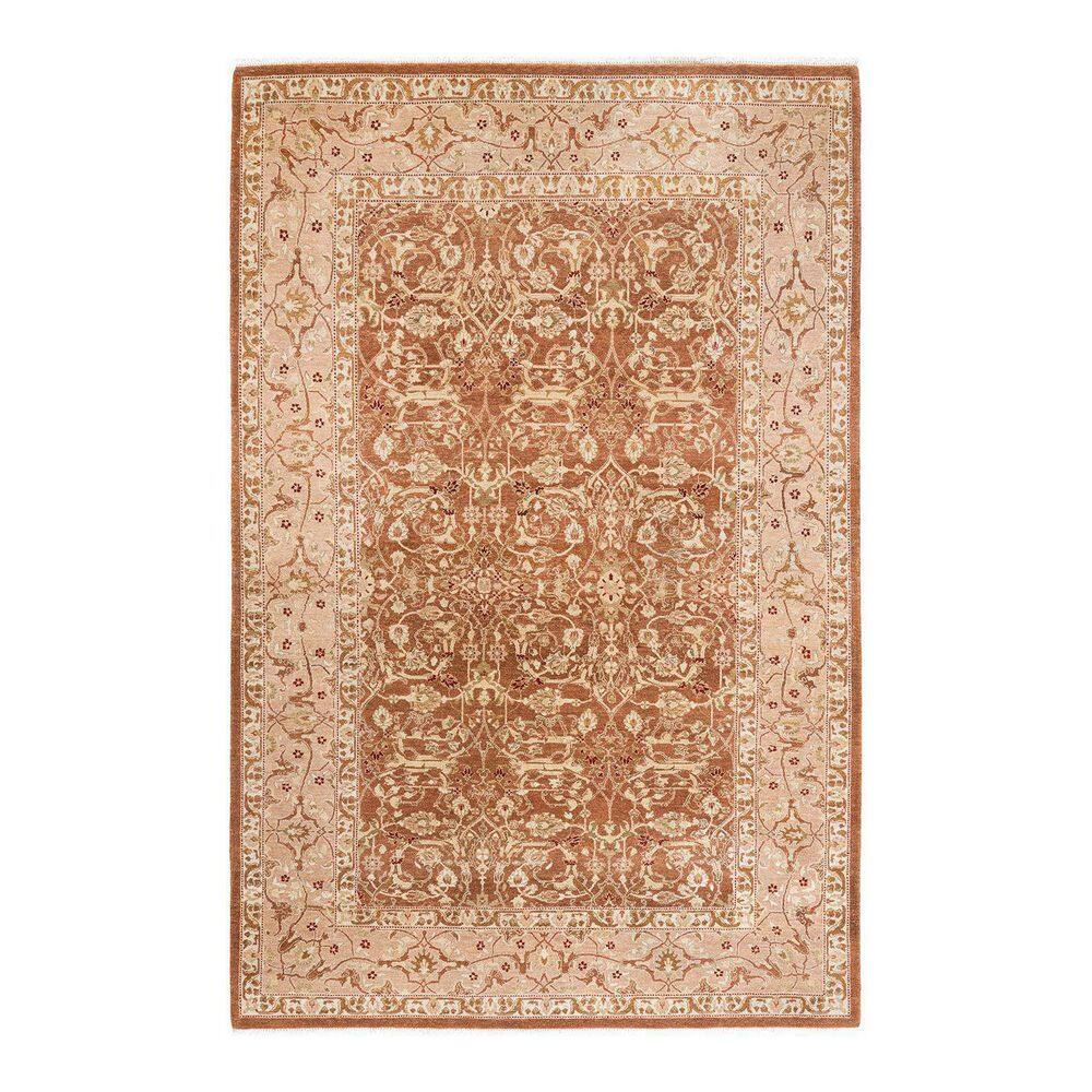 Handmade Brown Wool 8' x 10' Traditional Area Rug