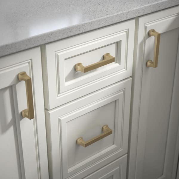 Mandara 3-3/4 in. (96 mm) Classic Champagne Bronze Cabinet Drawer Bar Pull