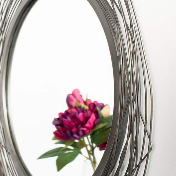 Safavieh Home Collection Silver Flower Mirror 