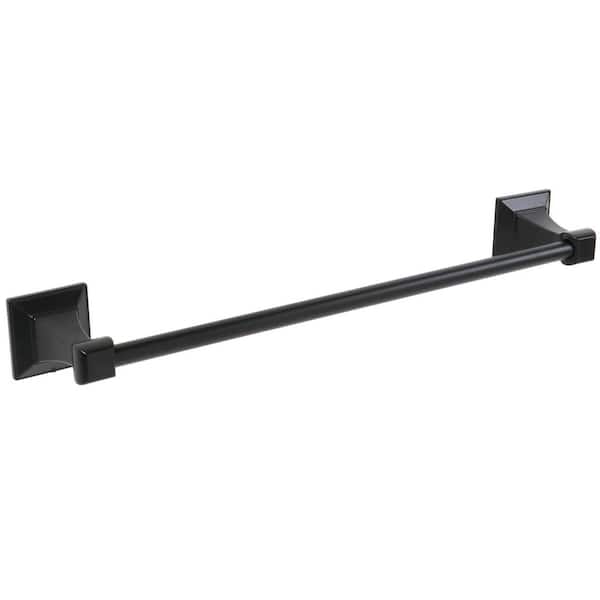 Lorent 18 in. Wall Mounted Towel Bar in Matte Black