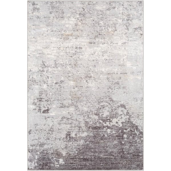 Livabliss Meckler Silver Gray 5 ft. 3 in. x 7 ft. 3 in. Area Rug