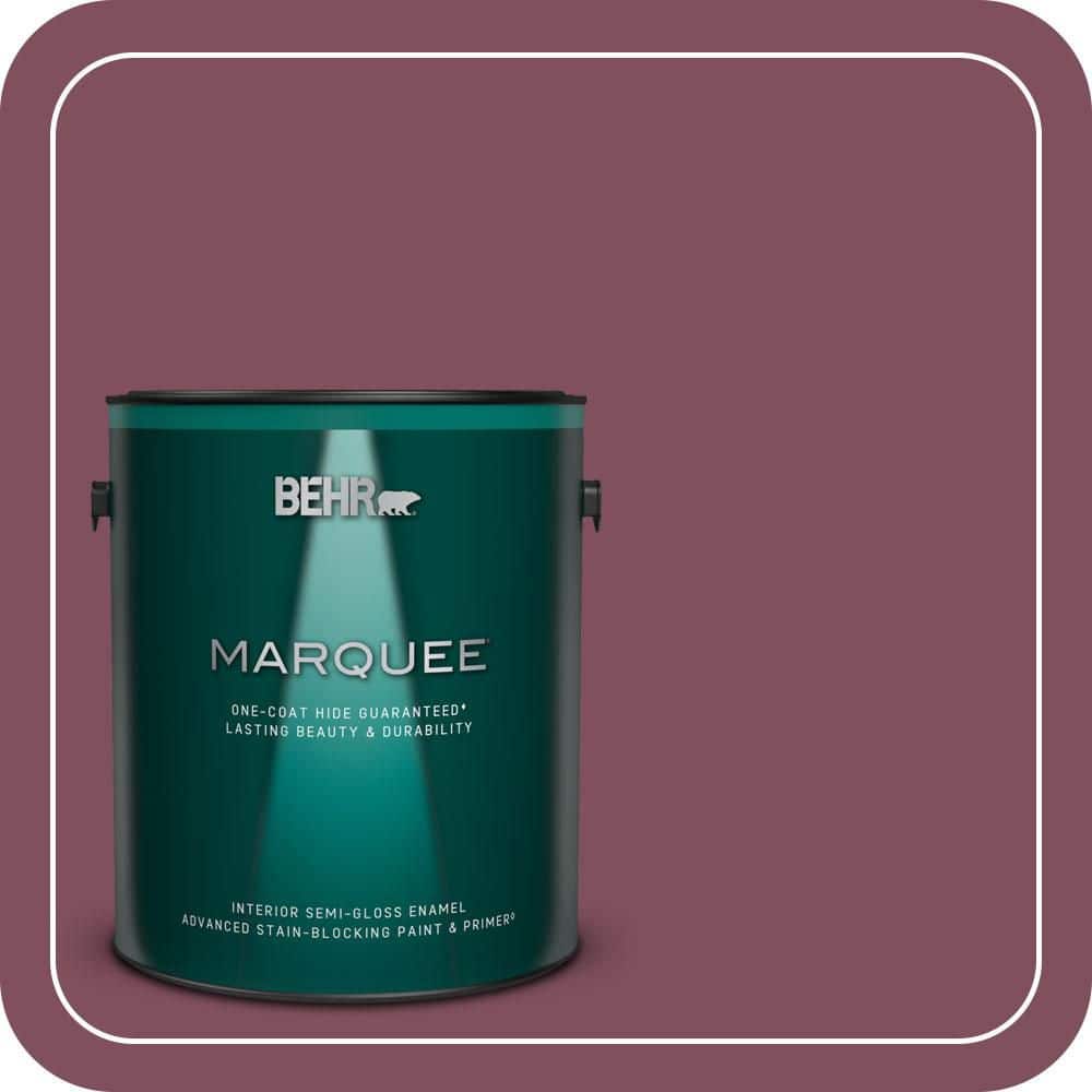 1 gal. #T17-14 Artful Magenta Semi-Gloss Enamel Interior Paint & Primer price history on PriceWatchPro