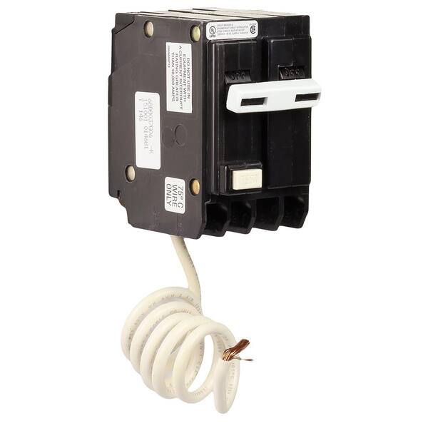 GE 50 Amp 240-Volts Double Pole Ground Fault Breaker with Self-Test