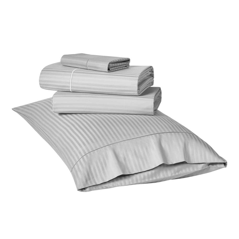 Silver 500 Thread Count Cotton Full Sheet Set