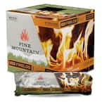 Traditional 3-Hour Firelogs, Long Burning Firelog for Fireplace, Campfire, Fire Pit, Indoor and Outdoor Use (9-Pack)
