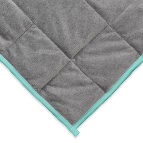 Reviews for ELLA JAYNE Reversible Anti Anxiety Weighted Blanket 12 lbs. Aqua Pg 2 The Home Depot