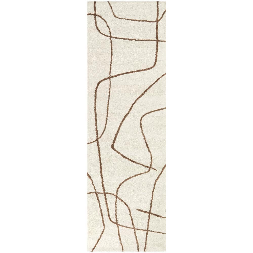 BALTA Descartes Rust 2 ft. x 10 ft. Abstract Runner Rug 3122082 - The ...