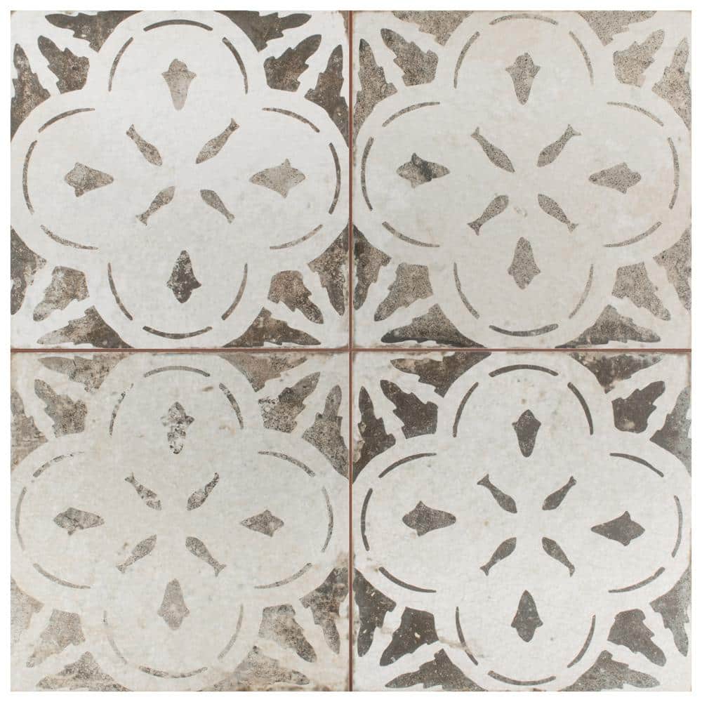 Kings Aurora Nero 9 in. x 9 in. Ceramic Floor and Wall Take Home Tile Sample price history on PriceWatchPro
