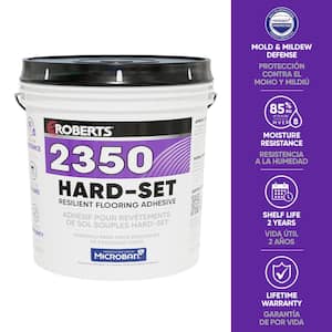 4 Gal. Hard-Set Resilient Flooring Adhesive