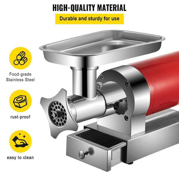 Desktop Meat Grinder 110V Powered Meat Grinding Machine 150kg/h Meat Mincer  Tool