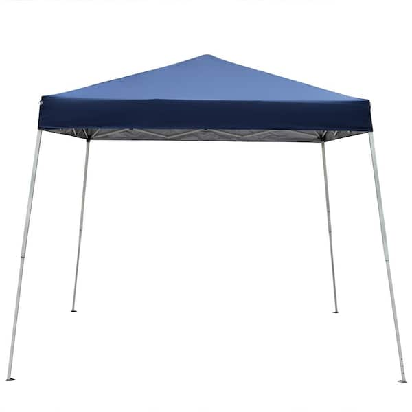 Karl home 10 ft. x 10 ft. Blue Slant Leg Pop-Up Canopy