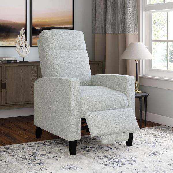 tweed fabric recliner