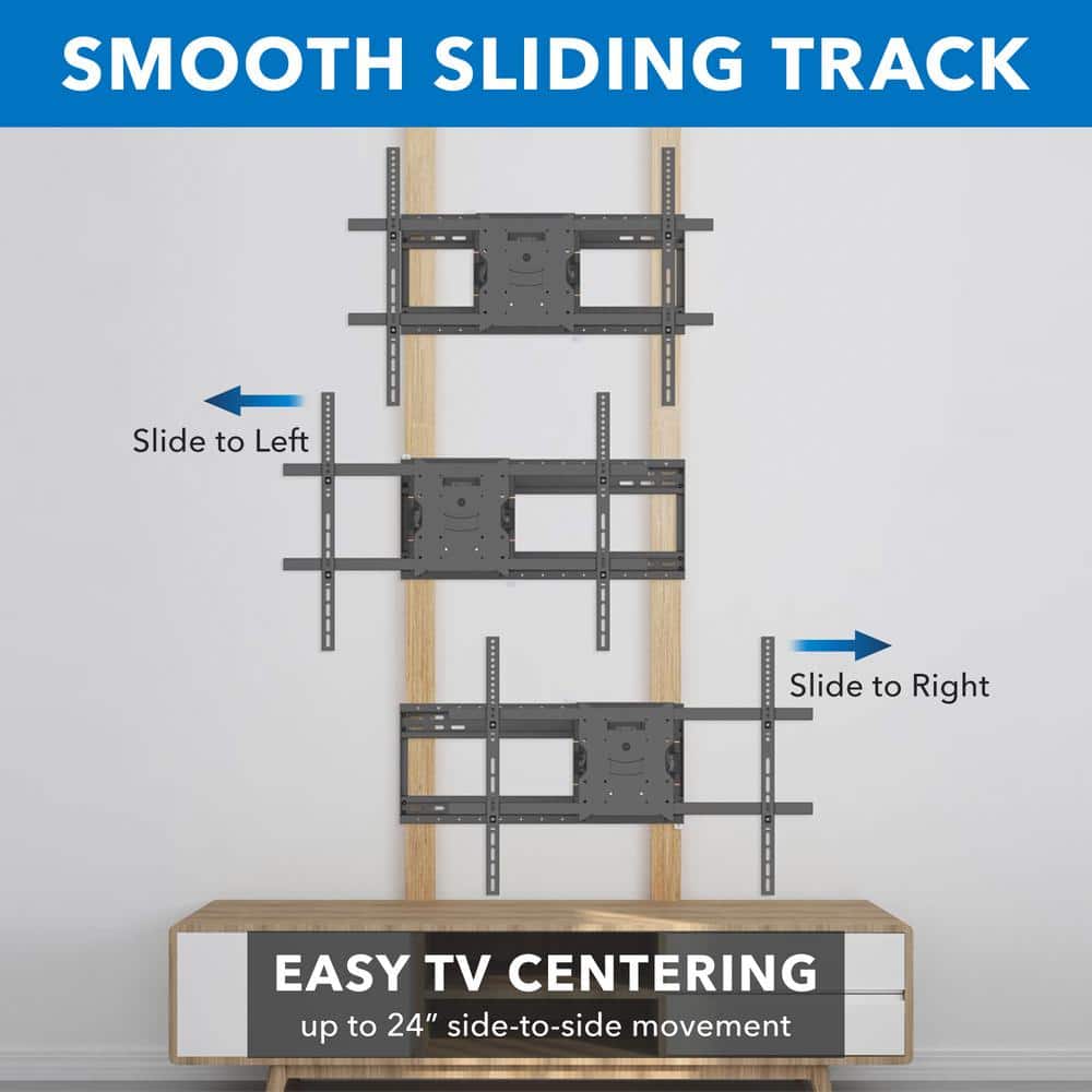 Heavy Duty Full Motion TV Wall Mount for 65-110 Inch Screens