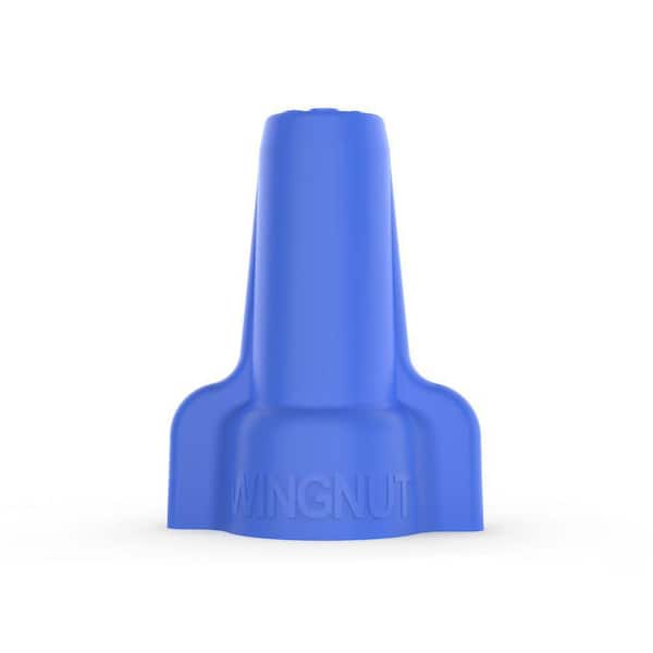 Wing-Nut Wire Connector, 454 Blue, Bag of 100