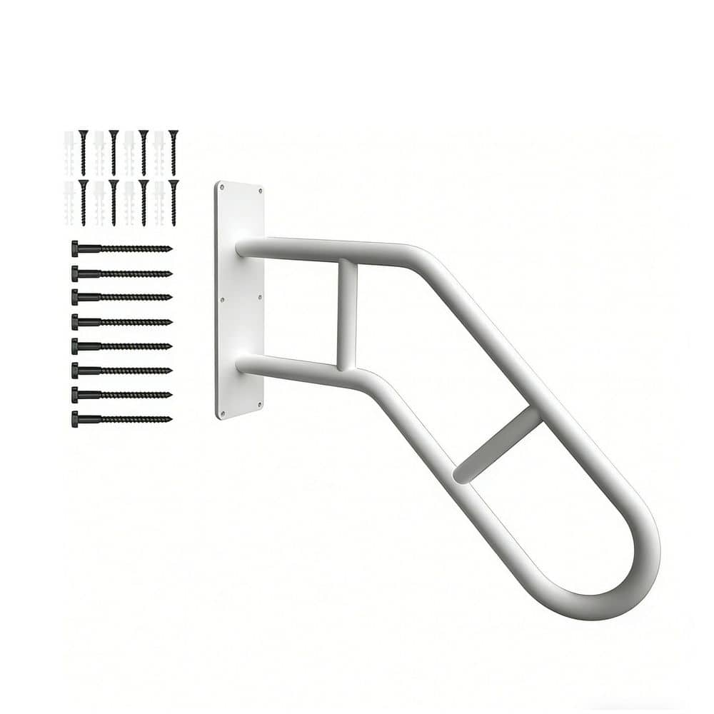 Electrical Hand Railing 28.7 in. Stainless Steel Handrail for Cable Railing System Safety Grab ...