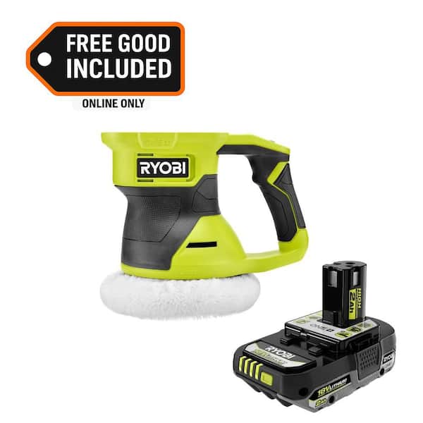 ONE+ 18V Cordless 6 in. Two Speed Random Orbit Buffer with FREE 2.0 Ah HIGH PERFORMANCE Battery