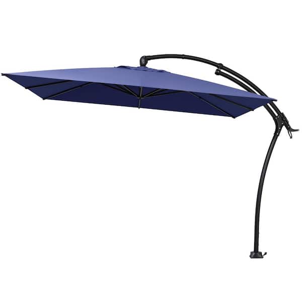 10ft sqare titlt patio umbrella Square Offset Cantilever 32 Solar LED Lights Its never too early to start planning your own personal summertime oasis 10' Cantilever Square Side Mount