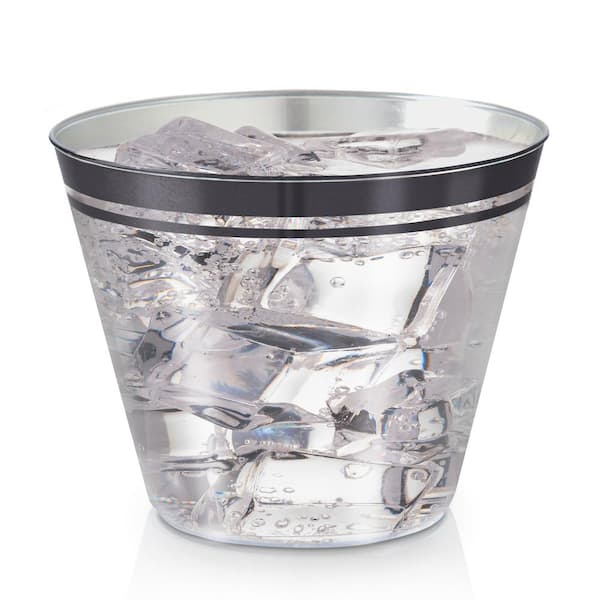 Luxe 9 Oz Clear Plastic Cups  20 Cups - Luxe Party NYC – Elegance