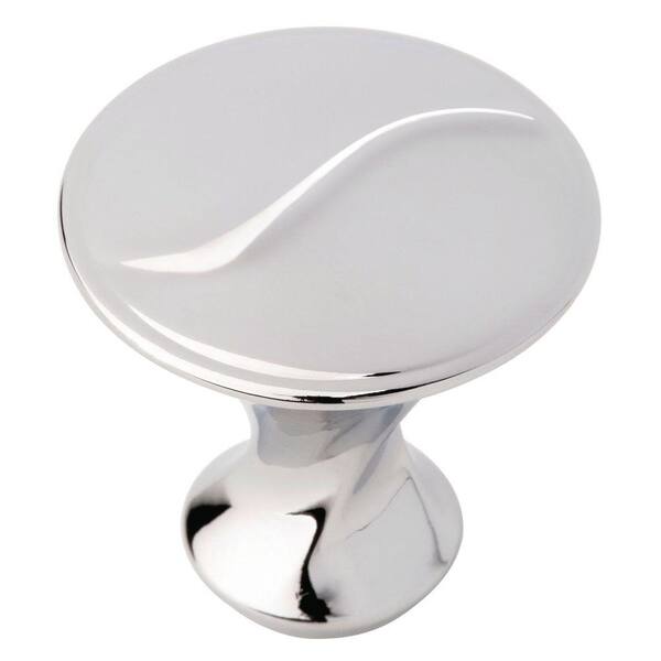 Liberty Vuelo 1-1/8 in. (28mm) Polished Chrome Round Cabinet Knob