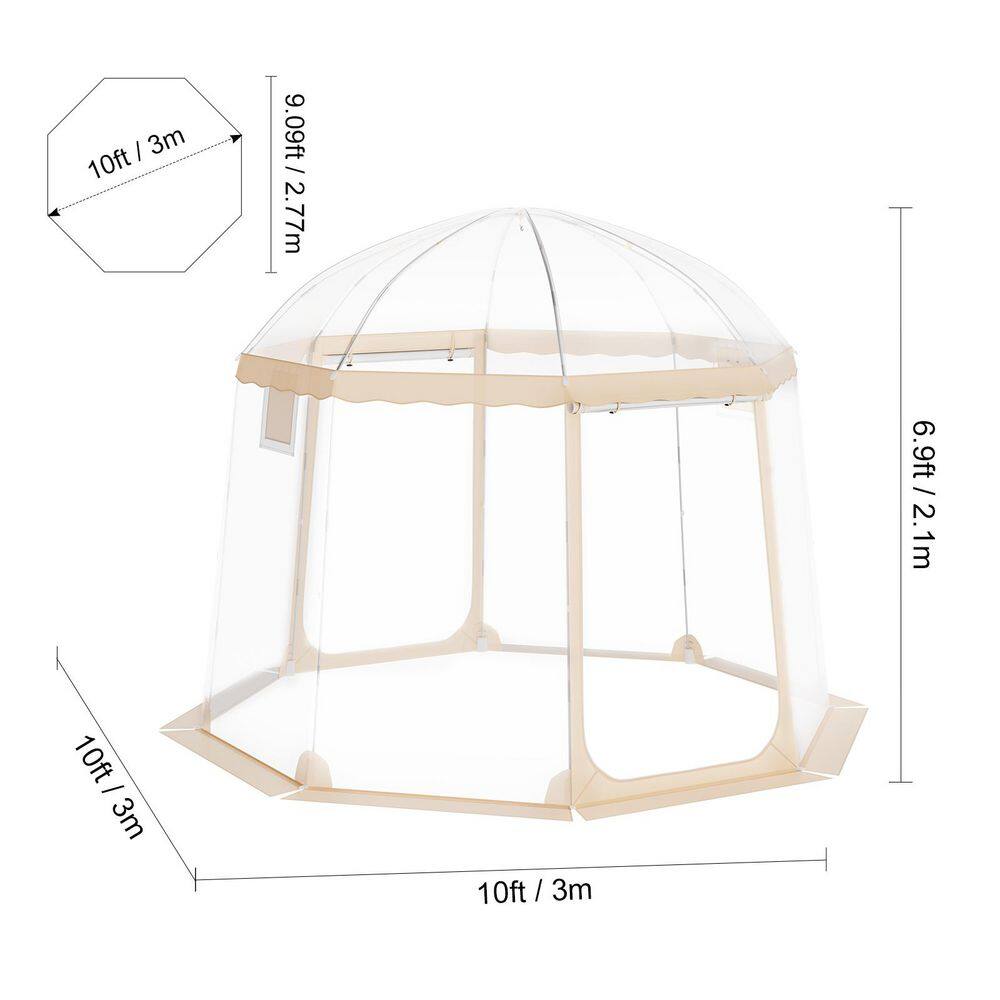 Large Clear PVC Instant Pop-Up Sports Tent Shelter