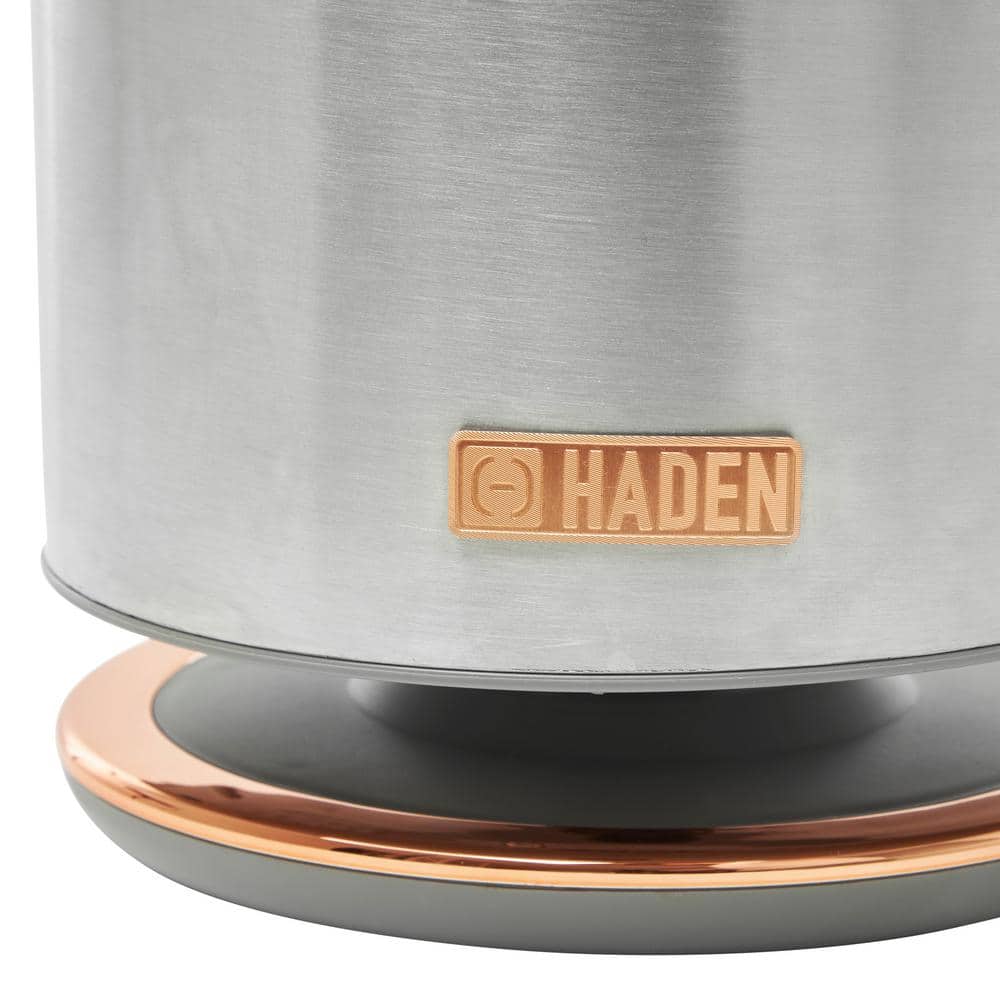 Steel and Copper 1.7L Retro Electric Kettle