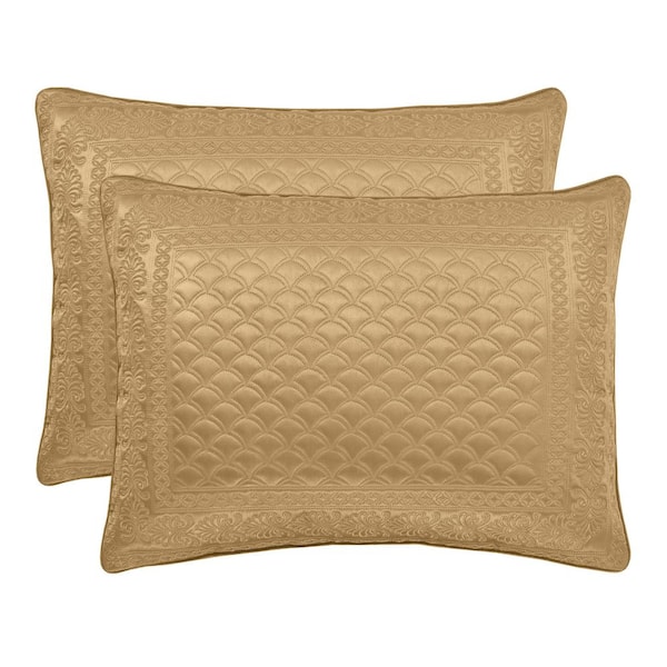 Unbranded Lincoln Gold Polyester Standard Sham
