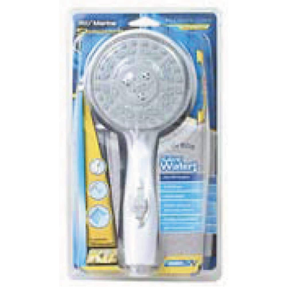 Camco Shower Head Kit, White 43714 The Home Depot