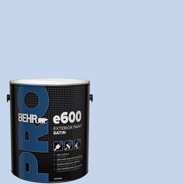 1 gal. #580A-3 Rain Song Satin Exterior Paint