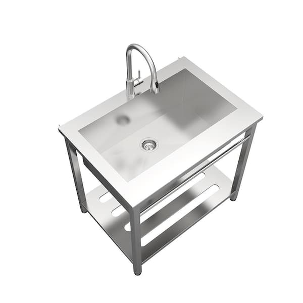 Glacier Bay 25.5 in. D x 36 in. W Freestanding Laundry/Utility