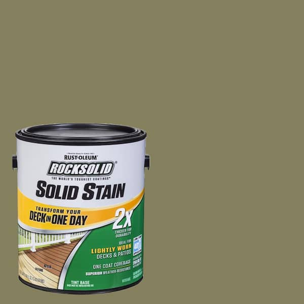Rust-Oleum RockSolid 1 gal. Sage Exterior 2X Solid Stain