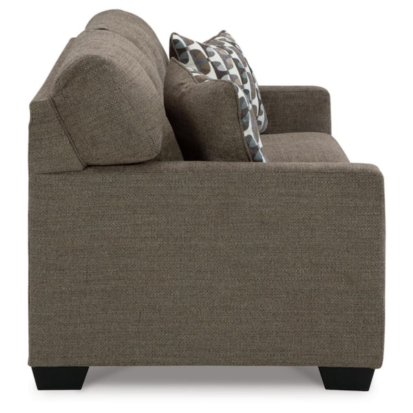Mahoney 75 in Brown Polyester Full Size Sofa Bed