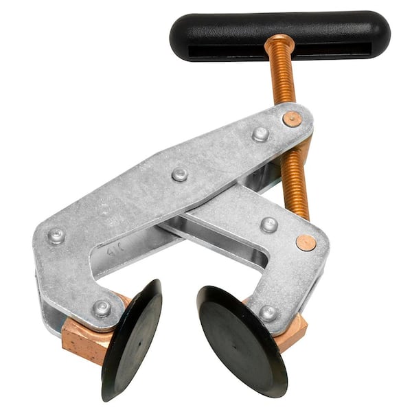 Kant-Twist 3 in. Jaw Opening Round Pad Weaver Grip T-Handle Cantilever Clamp