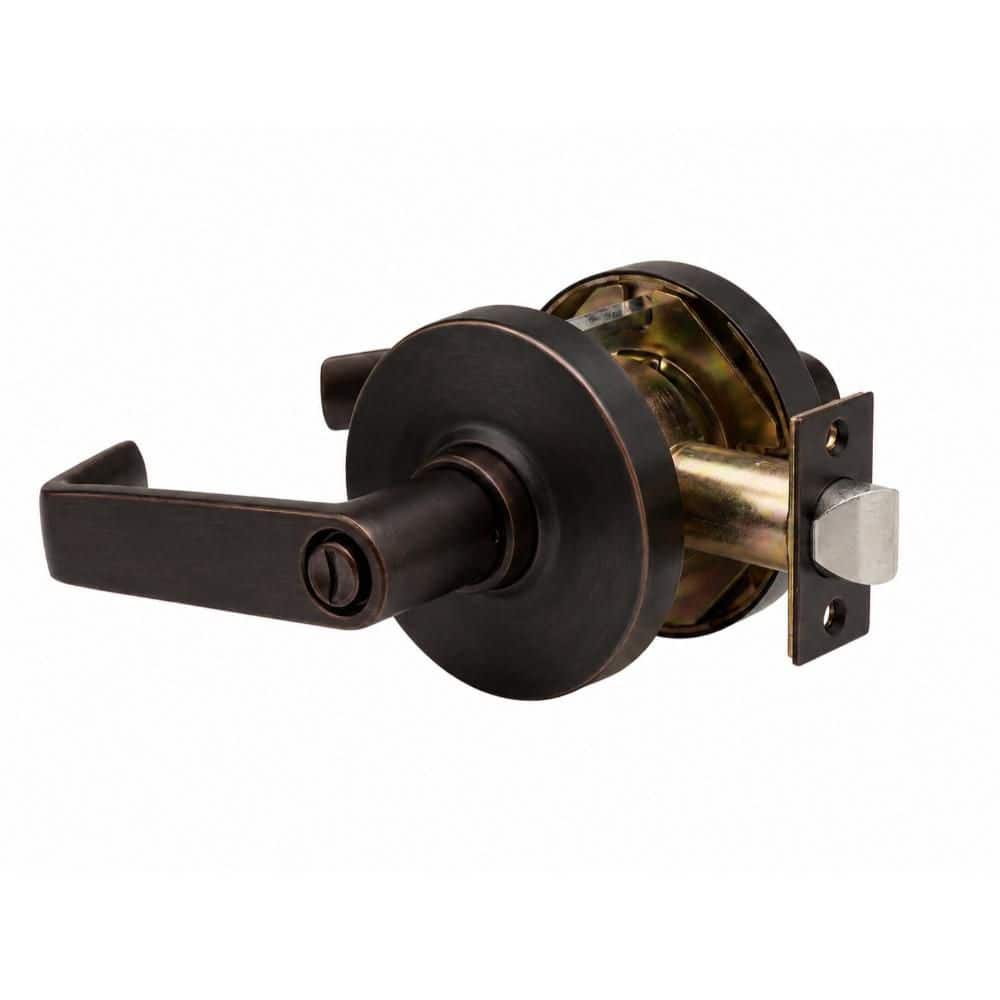 LHV Series Heavy-Duty Commercial Cylindrical Door Handle/Lever, Grade 1 Privacy in Oil Rubbed Bronze price history on PriceWatchPro