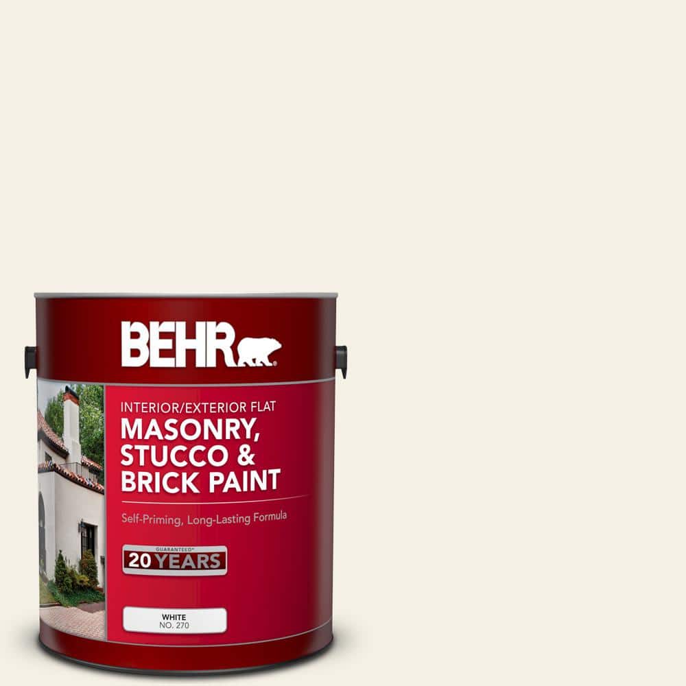 1 gal. #BWC-07 Cotton Blossom Flat Interior/Exterior Masonry, Stucco and Br