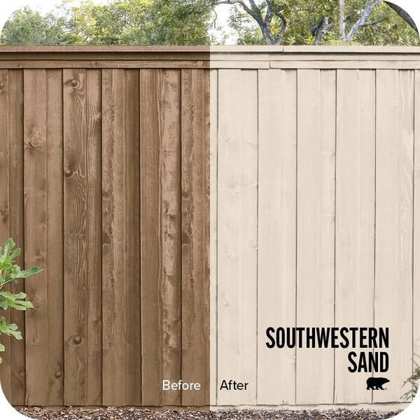 BEHR - 1 gal. #ECC-40-2 Southwestern Sand Solid Color House and Fence Exterior Wood Stain
