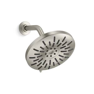 Bellerose 3-Spray Patterns 1.75 GPM 8 in. Wall Mount Fixed Shower Head in Vibrant Brushed Nickel