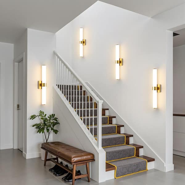 KAISITE 23.in 1-Light Gold LED Vanity Light Bar, Dimmable Bathroom