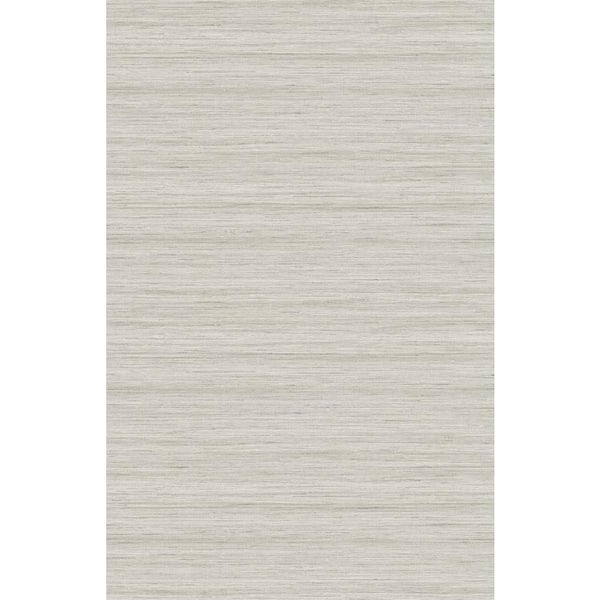 Seabrook Designs Cedar Shantung Silk Embossed Vinyl Unpasted Wallpaper Roll 60.75 sq. ft.