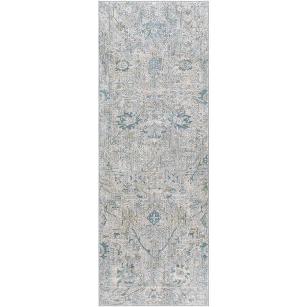 Artistic Weavers Napoli Medium Grey 3 ft. x 7 ft. Indoor Area Rug