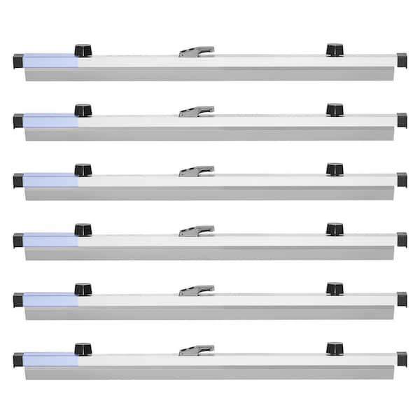 24 In. Blueprint Clamps, Aluminum Binding Strips for Blueprints, Construction Plans, Maps, Posters, and Artwork Storage