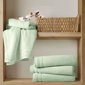 400GSM Essential Bundle 4-Piece Seafoam Cotton Bath Towel Set