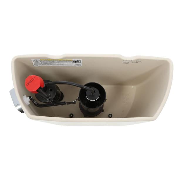 Wellworth Classic 1.28 GPF Single Flush Toilet Tank Only with Class Five Flushing Technology in Biscuit
