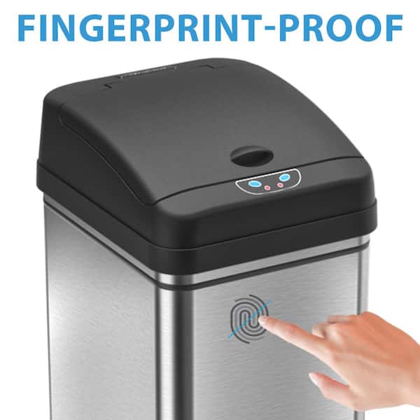 Best Buy: iTouchless 13 Gallon Touchless Sensor Trash Can with