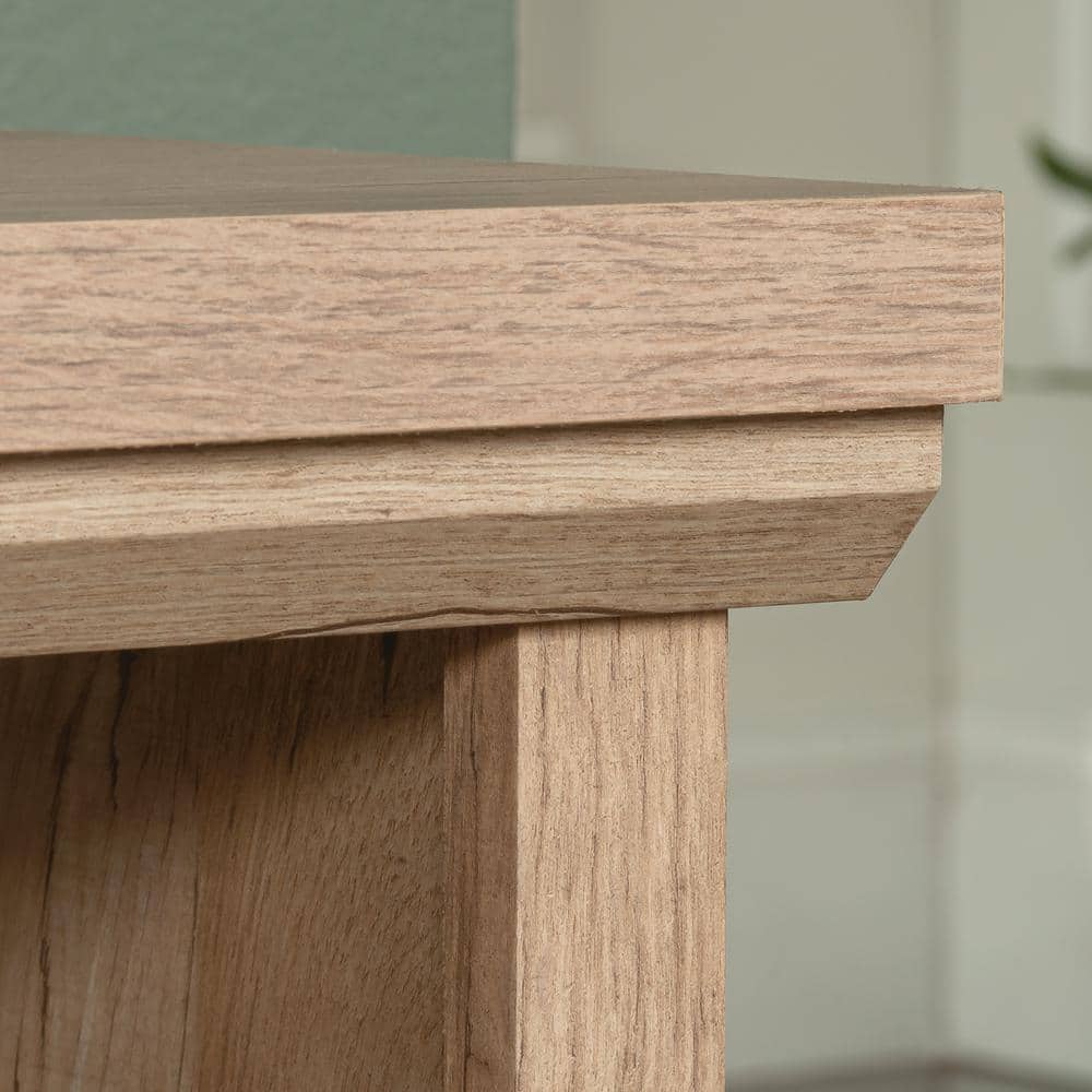 Prime Oak 70" Entertainment Credenza with Drawers and Cubbies