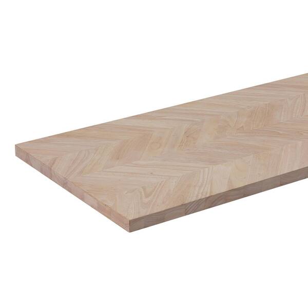 Hevea Island Unfinished Butcher Block - 99cent Floor Store