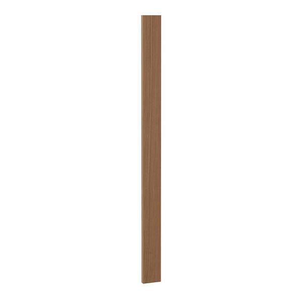 Hampton Bay Sinclair 3 in. W x 42 in. H x 0.75 in. D Wall Filler in Saddle Oak