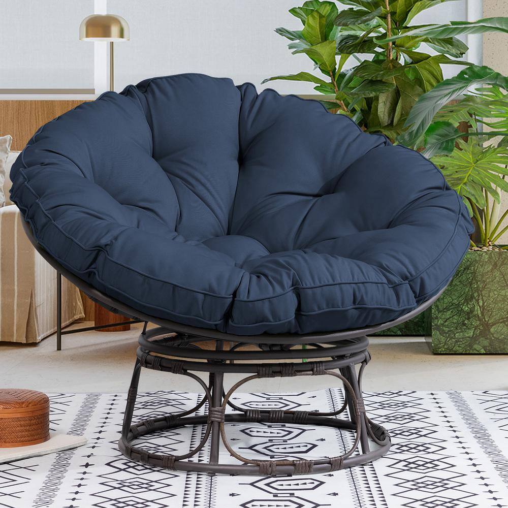 sunbrella wicker papasan chair