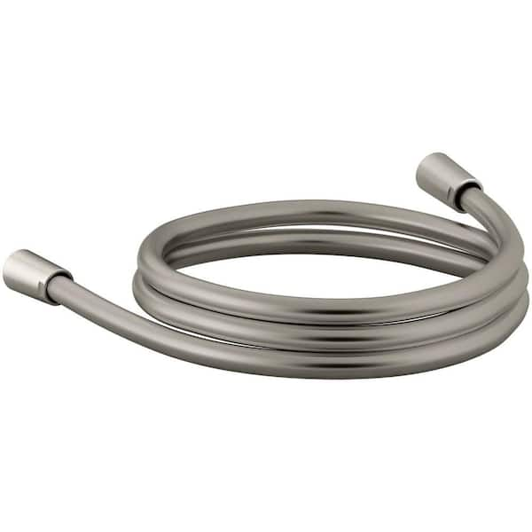 KOHLER Awaken 72 in. Smooth Shower Hose, Vibrant Brushed Nickel